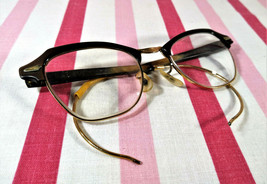 Vintage Bausch And Lomb 10k Gold Filled 6 1/4 20-46 Bronze Eye Glasses W... - $68.00