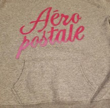 Aeropostale Brand ~ Size XS ~ Gray &amp; Pink ~ Cotton ~ Pullover ~ Hoodie - £17.58 GBP