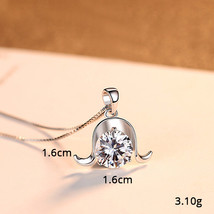 S925 Silver Twelve Constellation Necklace With 3A Zircon Pendant Women&#39;s Silver  - £11.88 GBP