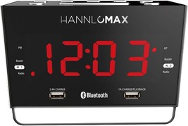 Radio Alarm Clock Hannomax Hx-131Cr. - £28.22 GBP