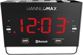 Radio Alarm Clock Hannomax Hx-131Cr. - £28.25 GBP