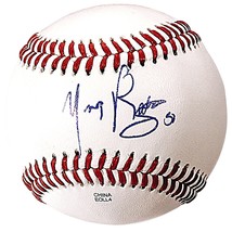 Yerry Rodriguez Texas Rangers Signed Baseball 2023 World Series Photo Proof COA - £46.22 GBP