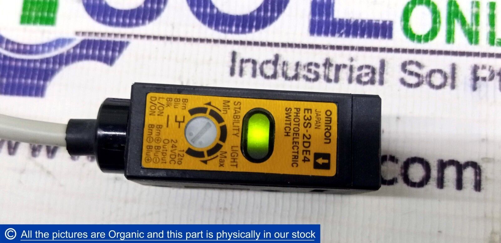 Omron E3S-2DE4 Photoelectric Sensor Switch E3S2DE4 E3S Series 24VDC Japan - $38.00