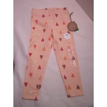 Dip Toddler Girls size 3T Toddler Legging Pink Hearts Eco Friendly - £8.01 GBP