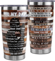 Dad Tumbler Cup, Fathers Day Drinking Cup from Daughter, 20 Oz Girl Dad ... - $25.51