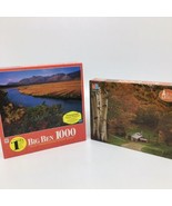 2 MB Big Ben 1000 Piece Puzzles- Artic National Wildlife Refuge AK + Rea... - £20.92 GBP