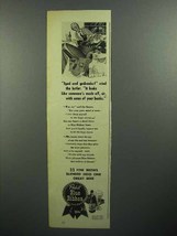 1944 Pabst Blue Ribbon Beer Ad - Egad and Gadzooks! - £14.53 GBP