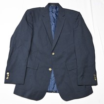 NEW Neil Allyn 38R Navy Hopsack Gold Button Washable Blazer Jacket Sport Coat - $64.99