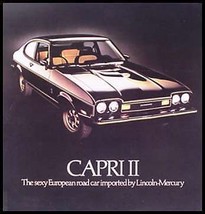 1977 Lincoln Mercury Capri II Prestige Color Brochure - £7.93 GBP