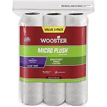 Wooster R335-9 Micro Plush Roller Cover with 5/16&quot; Nap (3 Pack) - $32.61 CAD