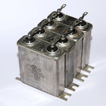 0.5uF 500V MBGCh-1-2A Military Paper in OIL PIO Audio Capacitors, 4pcs - £9.30 GBP