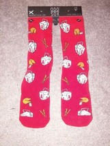 ODD SOX SOCKS - RED CHINESE FOOD CONTAINERS FORTUNE COOKIES CHOPSTICKS S... - $11.29