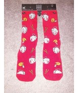 ODD SOX SOCKS - RED CHINESE FOOD CONTAINERS FORTUNE COOKIES CHOPSTICKS SZ 6-13 - $11.29