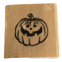 Anitas Rubber Stamp Halloween Small Jack-O-Lantern Pumpkin Fall Harvest Season - £7.16 GBP