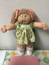 Vintage Cabbage Patch Kid Harder To Find HM#9 Wheat Poodle Hair Green Eyes KT 85 - £199.83 GBP