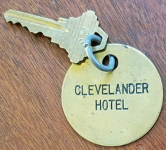 Vintage CLEVELANDER HOTEL Room Key - $17.95