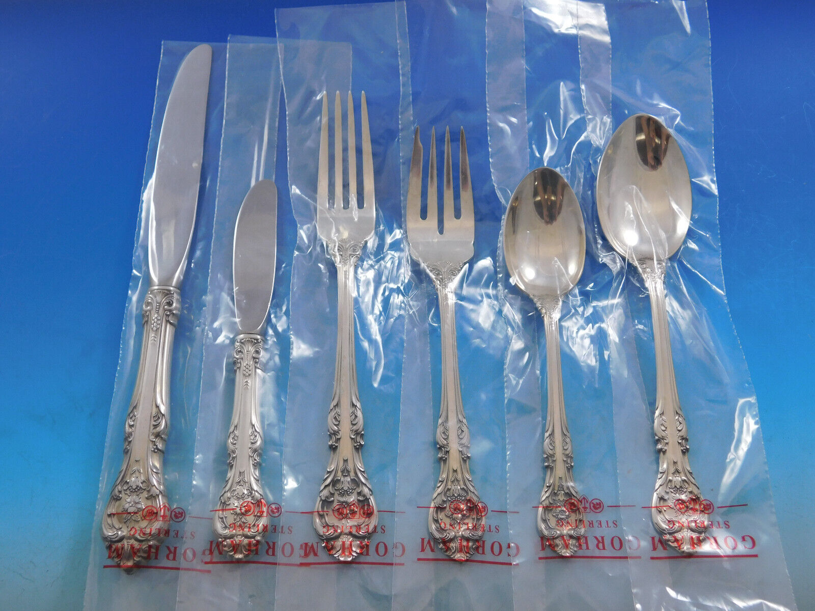 Primary image for King Edward by Gorham Sterling Silver Flatware Set 16 Service 96 pcs Place New