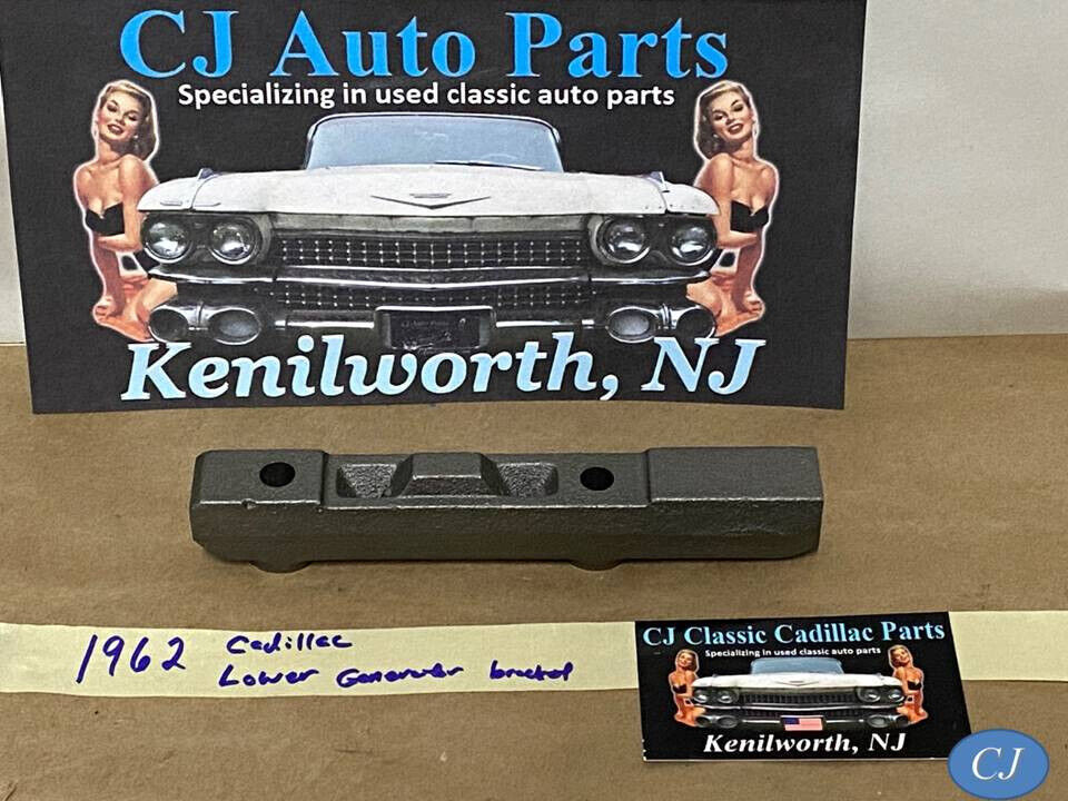 OEM 62 Cadillac 390 Engine LOWER GENERATOR MOUNTING BRACKET #1477205 - $108.89