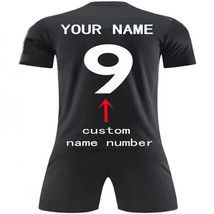 Custom Soccer Man City Jersey suit for Men Kids Any Name Number 2223 Youth Black - £38.26 GBP