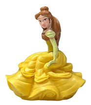 Beauty And The Beast Belle Cake Topper Birthday 2.75 Inch Disney Princess Yellow - £3.97 GBP