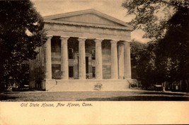 New Haven Ct – Old State House Antique Rotograph Udb Pre 1907 Postcard BK51 - £5.55 GBP