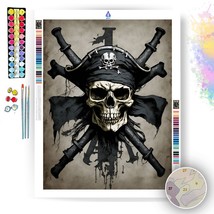 Pirate Adventure Emblem - Paint by Numbers - £23.90 GBP+