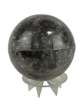 Vintage Moon Globe Stand Lunar Map Astronomy Space Collectible 14.5” Celestial image 2