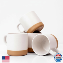Unboxme Givenne Ceramic Latte Coffee Mug Set 12 oz 4-Piece Microwave Dis... - $51.94
