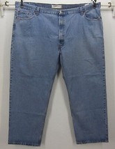 LEVI&#39;S Original Men&#39;s 550 Relaxed Fit Light Wash Blue Jeans W52 L30 100%... - £22.72 GBP
