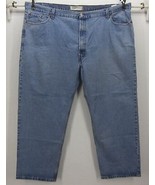 LEVI&#39;S Original Men&#39;s 550 Relaxed Fit Light Wash Blue Jeans W52 L30 100%... - £22.99 GBP
