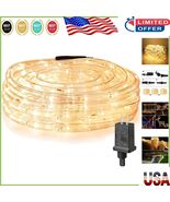 Connectable 240 LED Waterproof Rope Lights - Warm White for Year-Round E... - $83.91 CAD