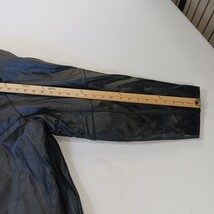 Liz Baker Essentials RN#93677 Women's Black Leather Coat Jacket Size 3X image 5