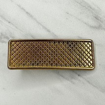 Vintage Gold Tone Bar Cinch Belt Buckle - £7.49 GBP