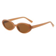  s fashion oval sunglasses black small frame sports brand trendy hot points sun glasses thumb200