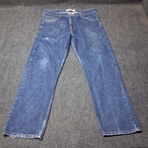 Levis 505 Jeans Men 36x30 Blue Straight Leg Regular Fit Mid Rise Casual ... - $16.14