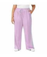 Fila Women s Valery Mid Rise Drawstring Velour Pants Purple Size 4X DEFECT - $31.41 CAD