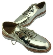 A NEW DAY Oxford Shoes Lace-Up Designer Stage Fashion Chrome Women&#39;s Size 9 $45 - £35.76 GBP