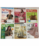 SEW NEWS MAGAZINES lot of 6 - $29.58 CAD