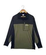 Drake Waterfowl Shirt Mens XL Green Pullover Quarter Zip Long Sleeve Col... - $38.88 CAD