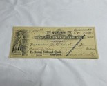 1913 The First National Bank Of Cooperstown NY Check #2609 KG JD - $19.79