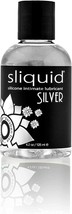 Sliquid Lubricants Silver Premium Silicone-Based Intimate Lubricant 4.2oz - $26.95