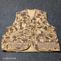 Mount&#39;N Praire Hunting Camouflage Vest Men XL Full Zip Shell Holders - $26.14