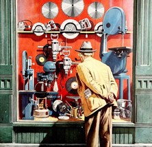 Saturday Evening Post Cover 1951 Shop Tools Machinery Lithograph Print Art HM1G - £46.27 GBP