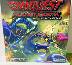 2010 Flying Frog Boardgame CONQUEST OF PLANET EARTH: The Space Alien Game - $27.69