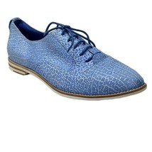 BLACK SHEEP EMPIRE Laced Oxford Blue Matte Leather Womans Size 40 EU US 9 - £57.41 GBP