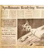 1969 Apollo 11 Moon Lander Preparation Portland Express Newspaper July 1... - $49.99