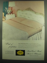 1949 Bates George Washington&#39;s Choice Bedspread and Comb-Percale Sheets Ad - £14.53 GBP