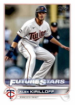 2022 Topps series 1 Alex Kirilloff Future Stars #197 Twins - £0.96 GBP