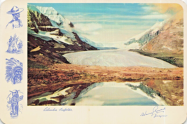 CANADIAN ROCKIES~COLUMBIA ICEFIELDS~1956 HARRY ROWED OF JASPER POSTCARD - £5.43 GBP