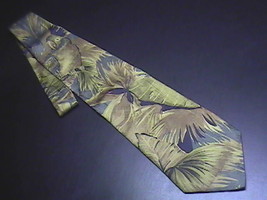 Ermenegildo Zegna Silk Neck Tie Tropical and Parrot - £10.34 GBP